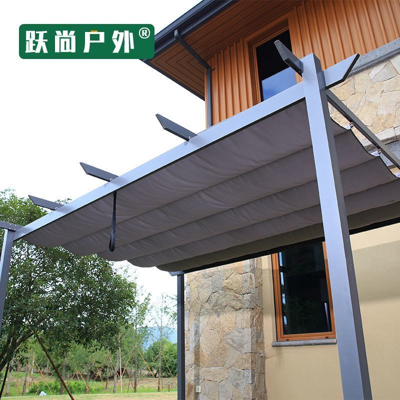 برغلا حديد + شمسية جانبية 4م * 3م